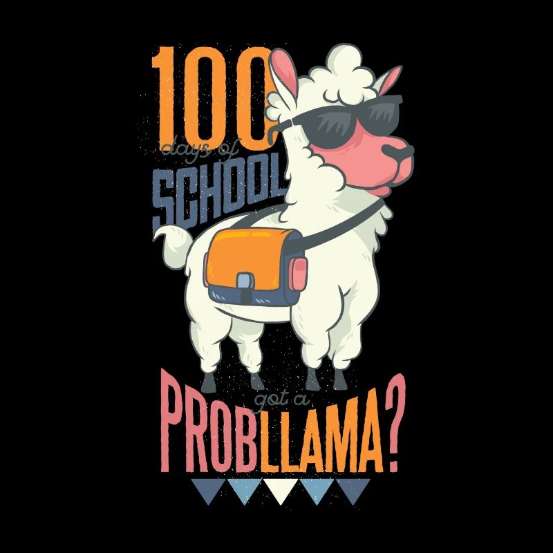 100 jours d'école Llama Lama Peru Alpaca