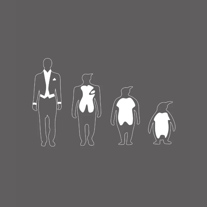 Evolution Mensch Pinguin