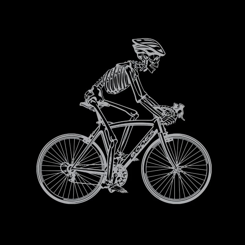 Cool Skeleton Skull Biker