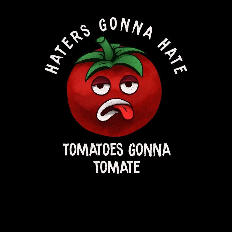 Haters va détester les tomates va Tomate Funny Gift