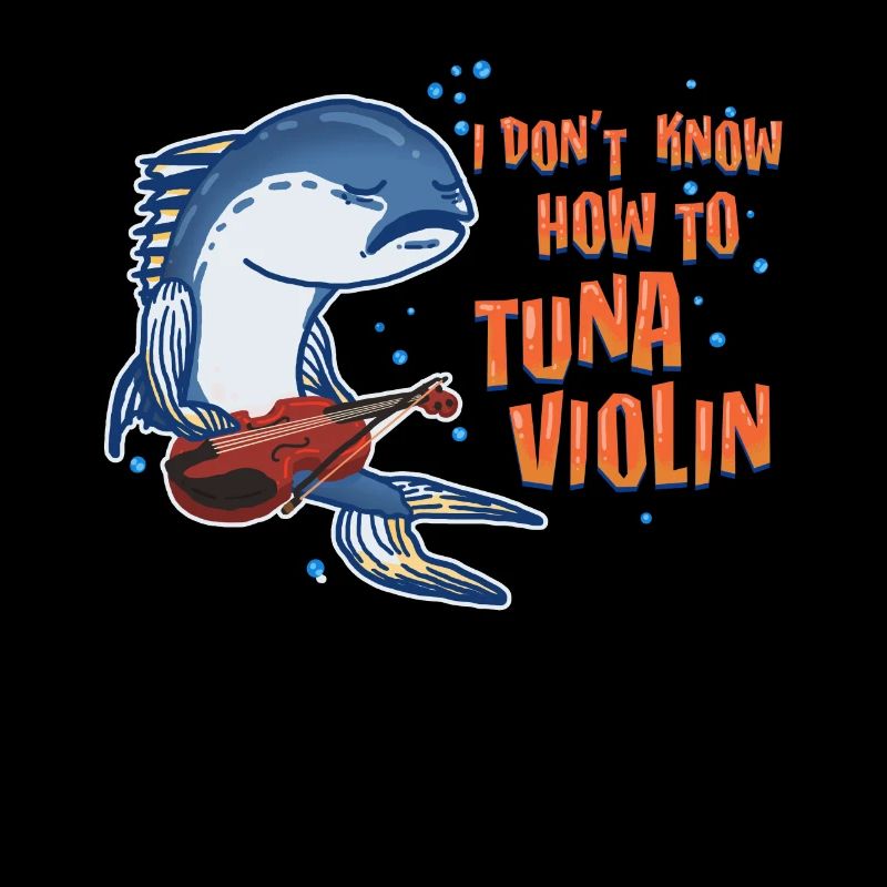Thon violon violon jeu de mots drôle Cadeau