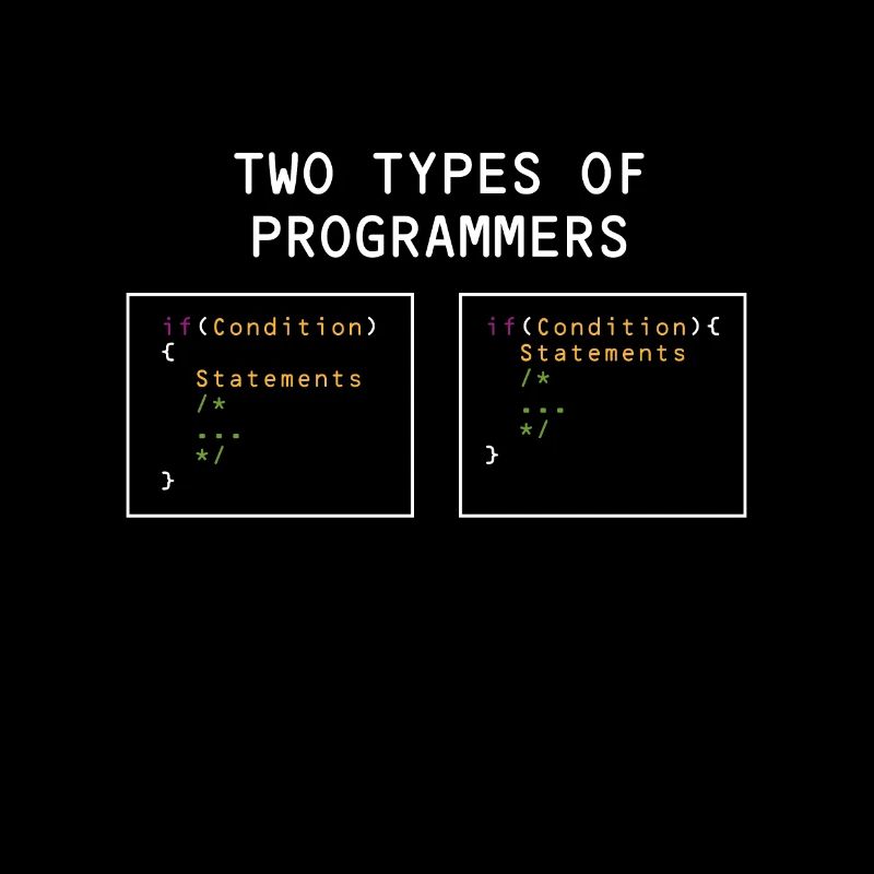 Deux types de programmeurs PHP HTML IT Developer