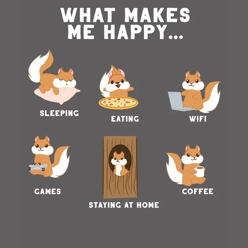 Eichhörnchen - Introvert - Eichkätzchen - Geschenk