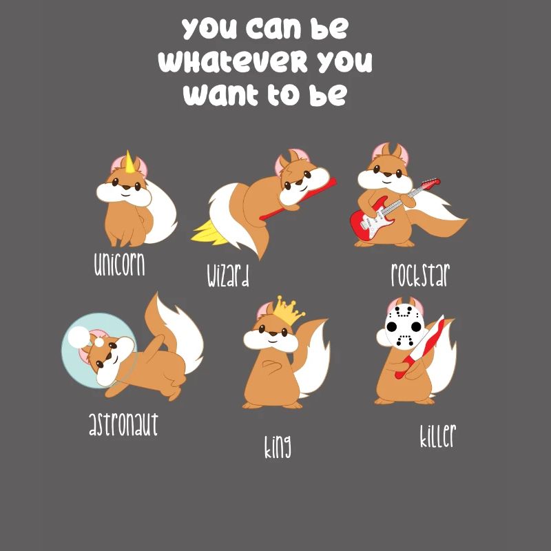 Eichhörnchen - Be different - Eichkätzchen