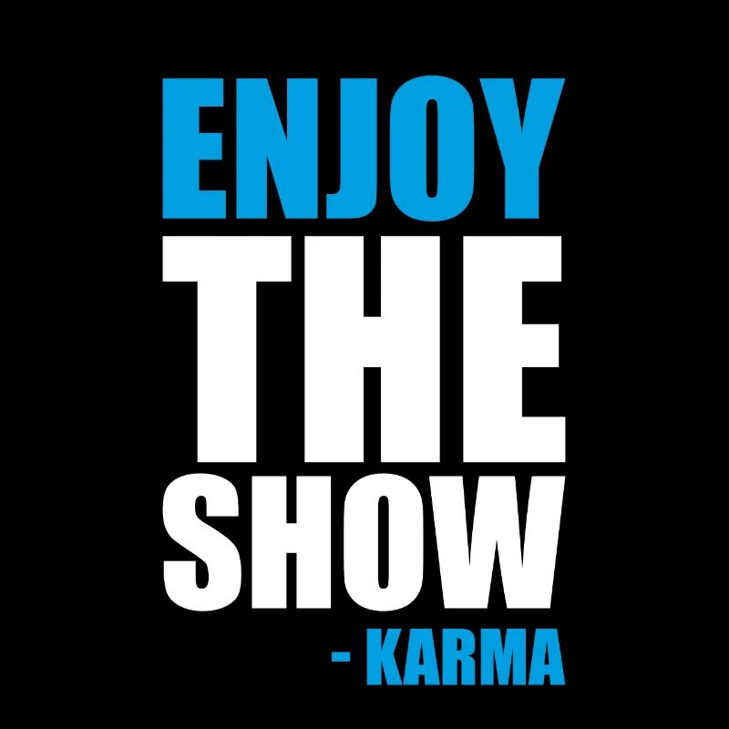 drôle profiter de la déclaration de chemise karma spectacle
