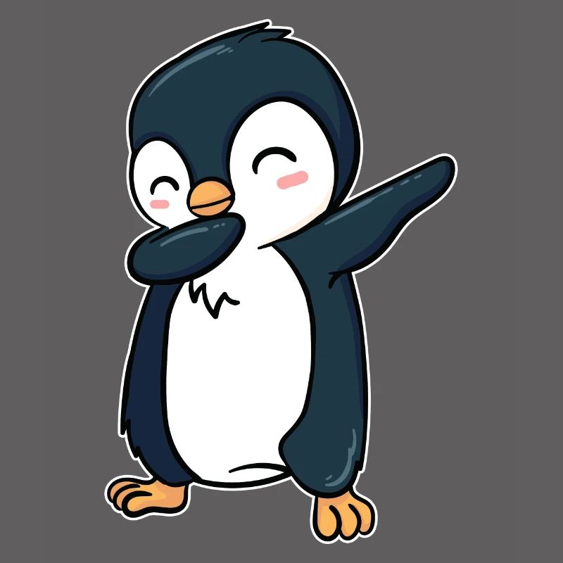 Dabbing Penguin