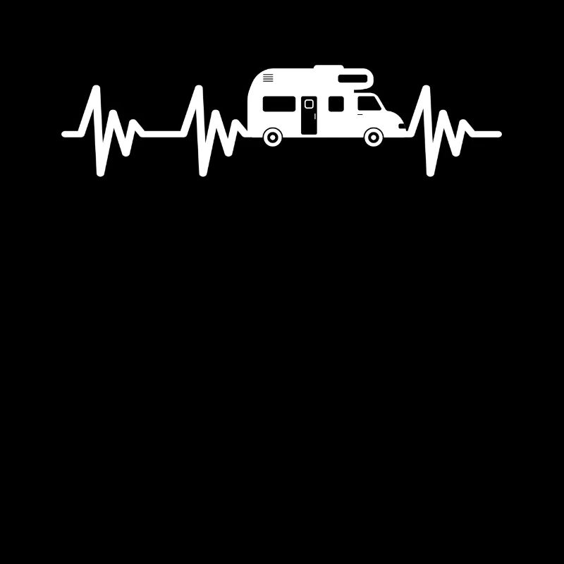Battement de coeur Camper Camper Camping Caravan