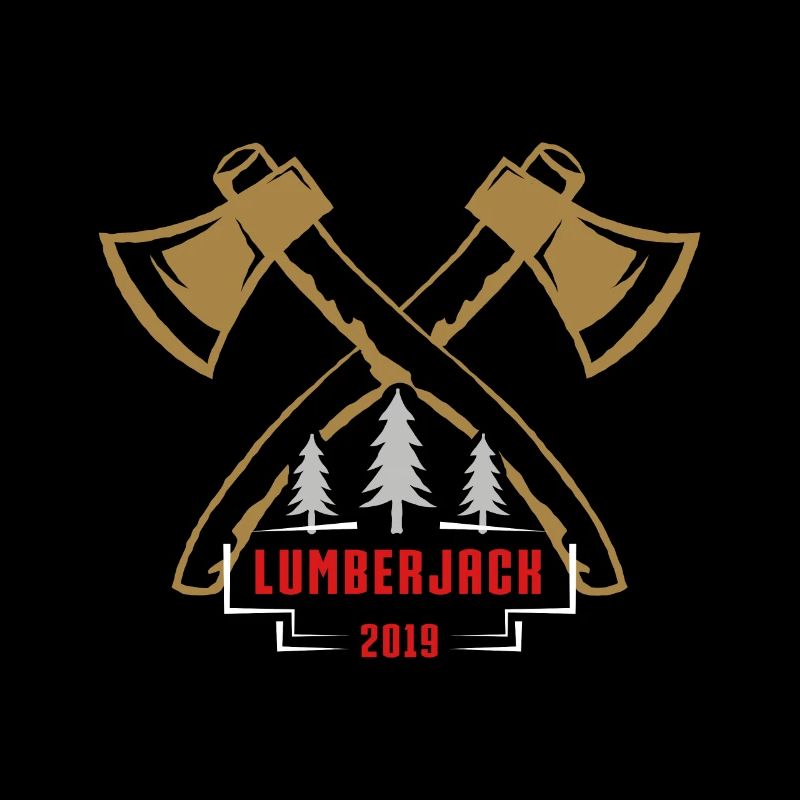 bûcheron doré cadeau cool