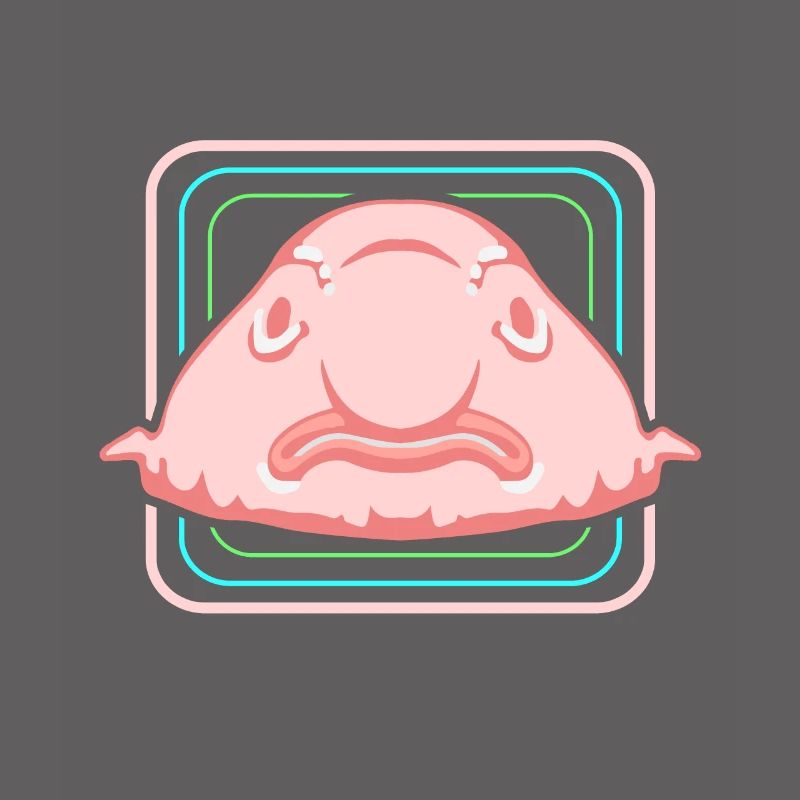 Blobfish Deep Sea Grumpy Cadeau introverti