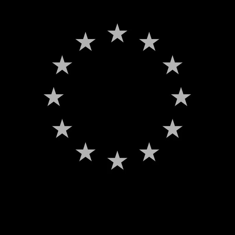 L’Europe drapeau de l’UE gris