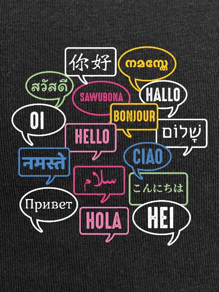 Multilingual Polyglot Globetrotter Language