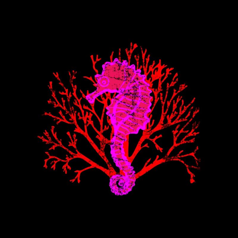 Seepferdchen Korallen