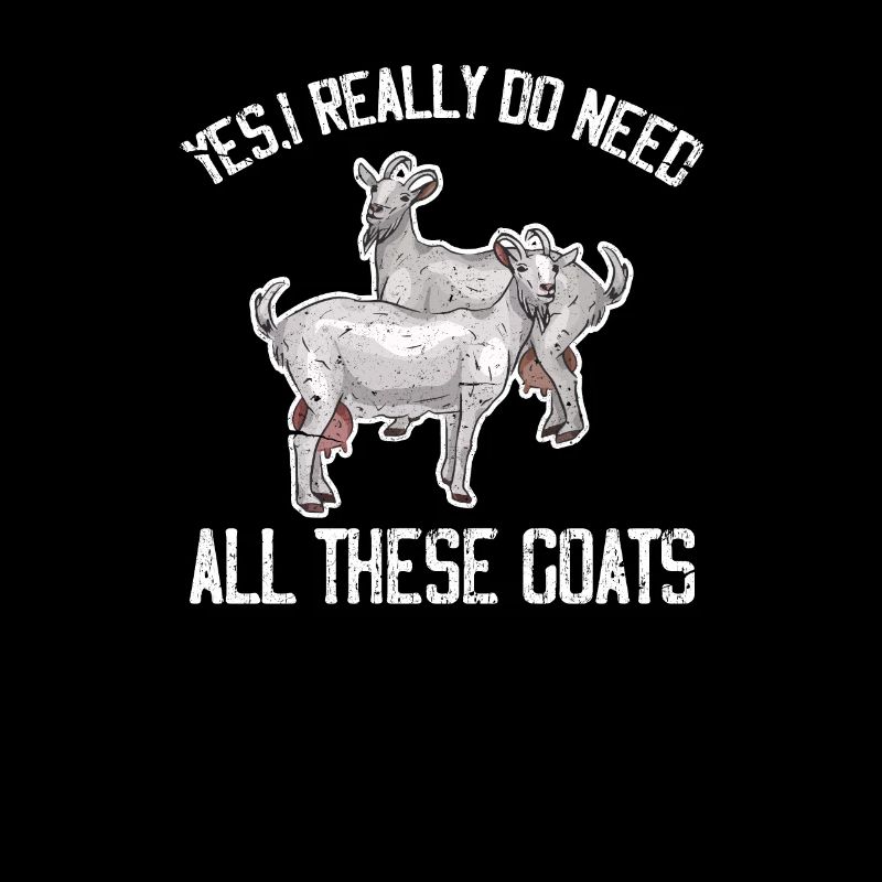 Goat goat goat goat farmer gift