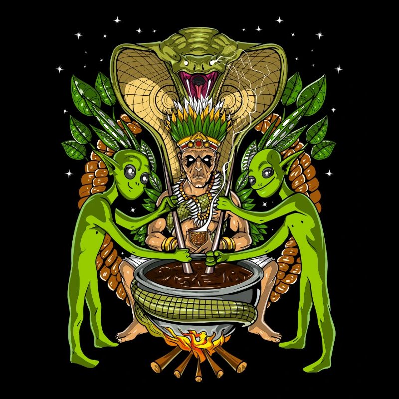 Voyage psychédélique Aliens DMT Alien Chaman DMT