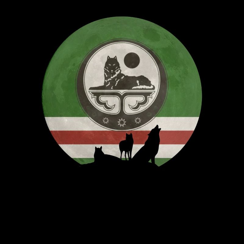 chechnya Moon chechen Wolf