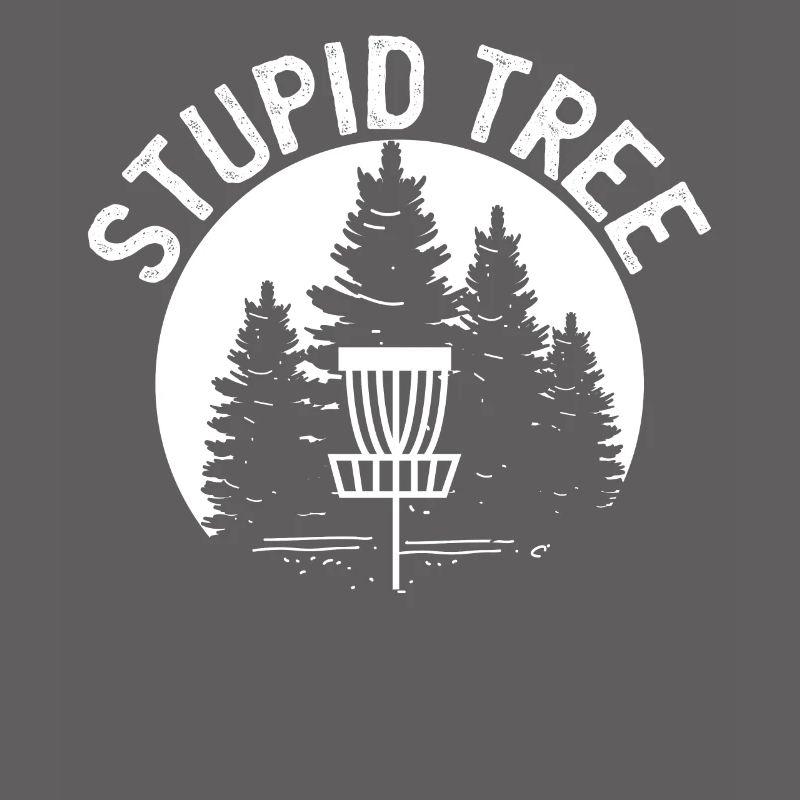 Dummer Baum - Distressed Disc Golf Designs