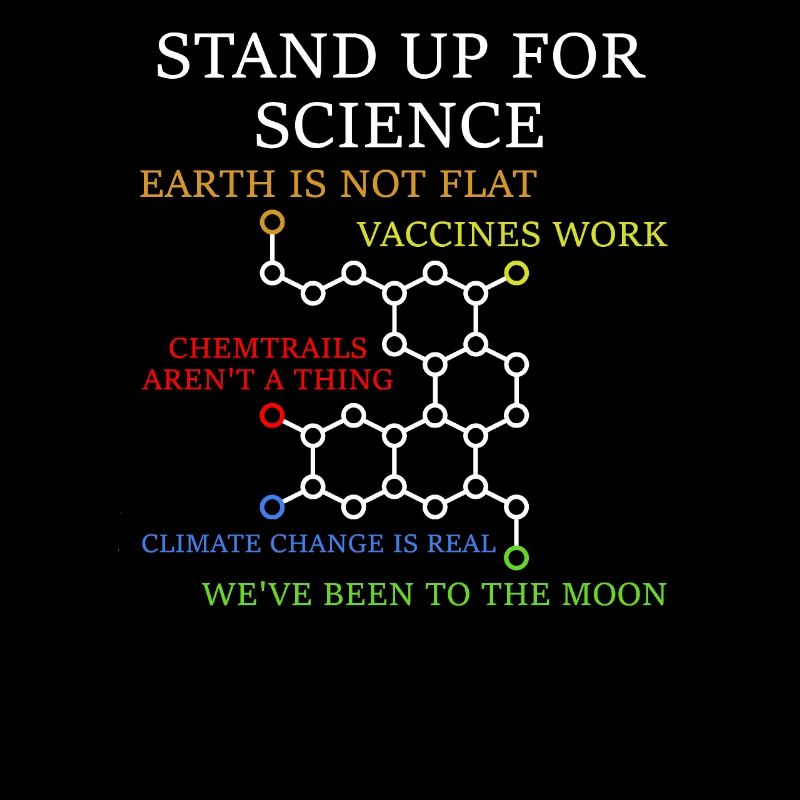 Stand up for Science Wissenschaft Nerd Geschenk