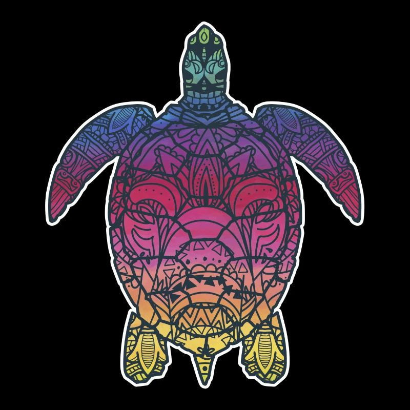 Mystical Creature Tee, Tie Dye Druck, Psychedelic