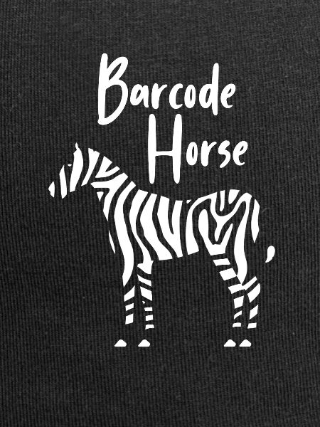 Zebra Barcode Horse