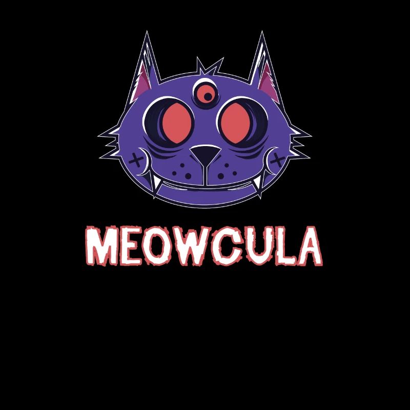 Cadeau de chaton Dracula chat Halloween vampire