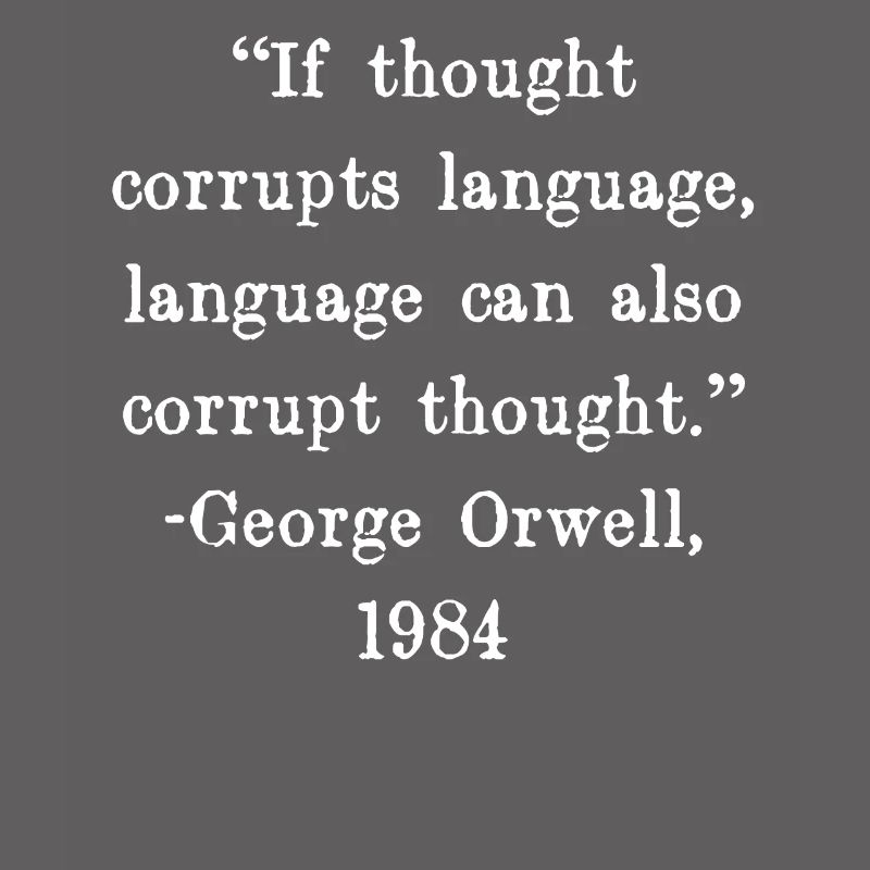 If thought corrupts language, language can also