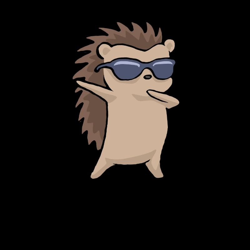 Dabbing hedgehog Funny hedgehog gift
