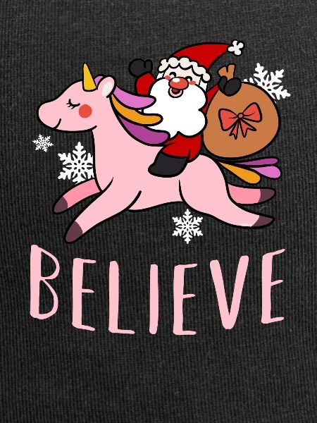 Einhorn Weihnachtsmann Einhörner