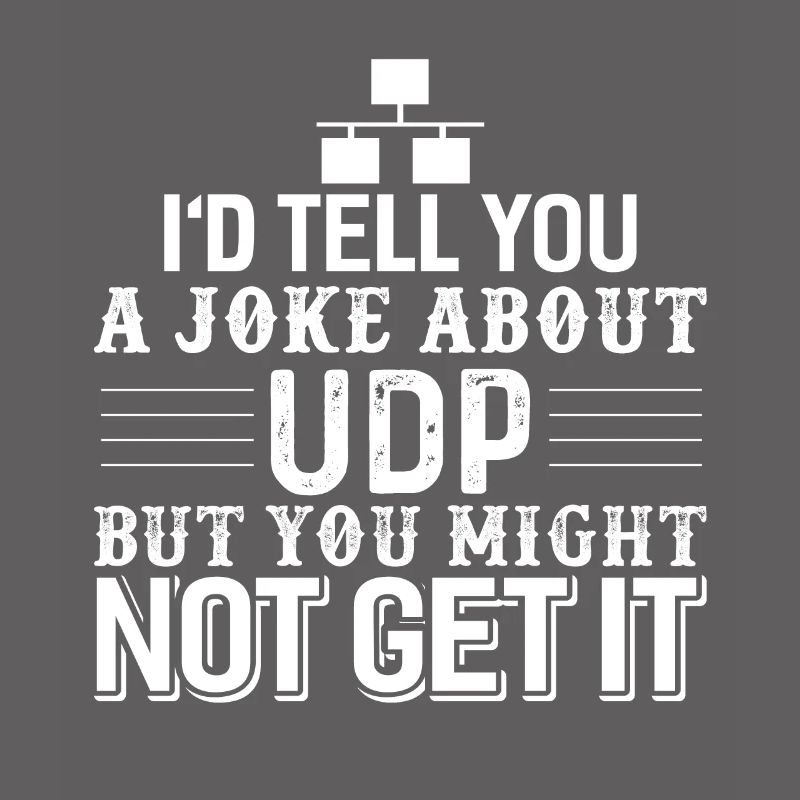 Computer Science Programmer UDP Joke
