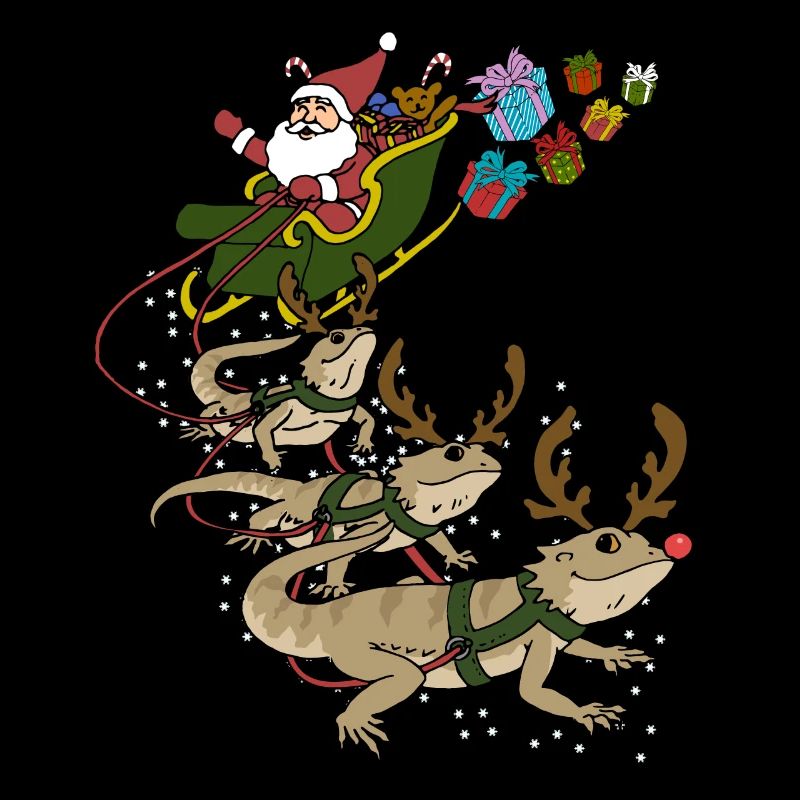 Noël dragon barbu