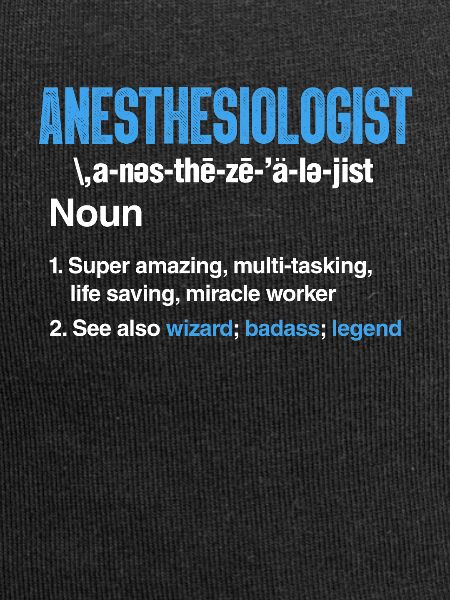 Anesthesiologist anesthesiologist injection gift