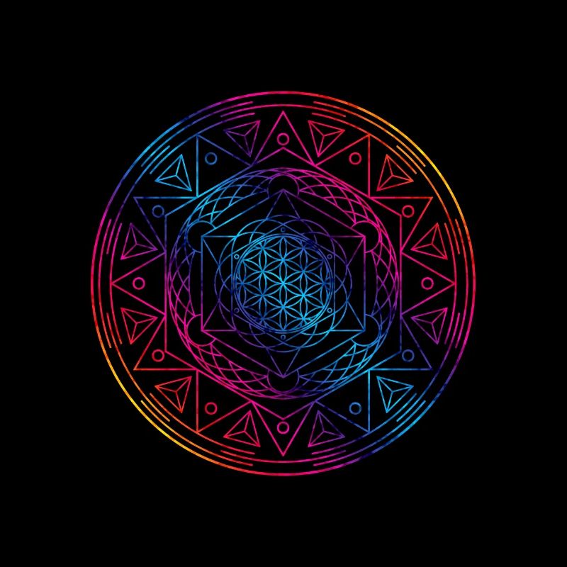 Sacred Geometry TetraFlower