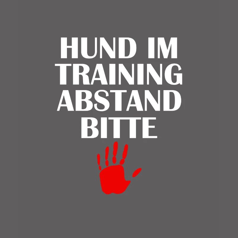 HUND IM TRAINING ABSTAND BITTE