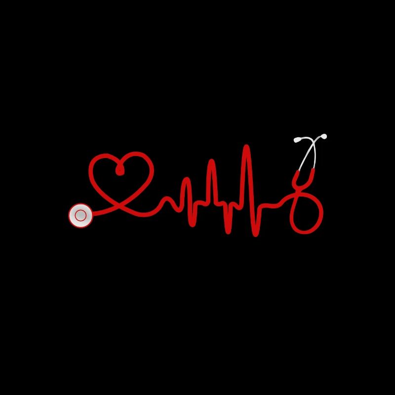 Stethoskop Herz Frequenz Arzt