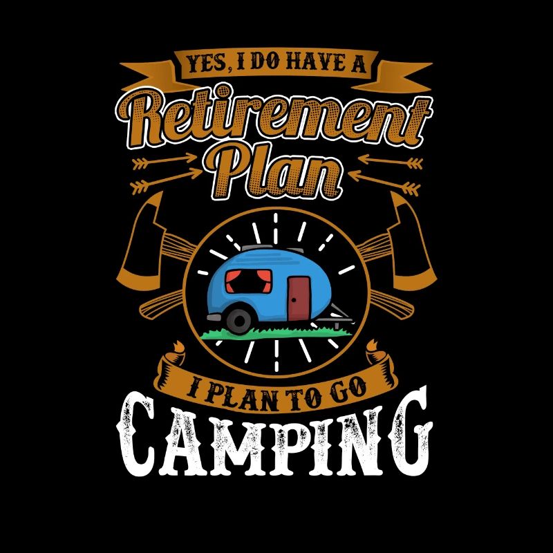 Ruhestand lustige Liebe Plan Camping RV Reisegeschenk