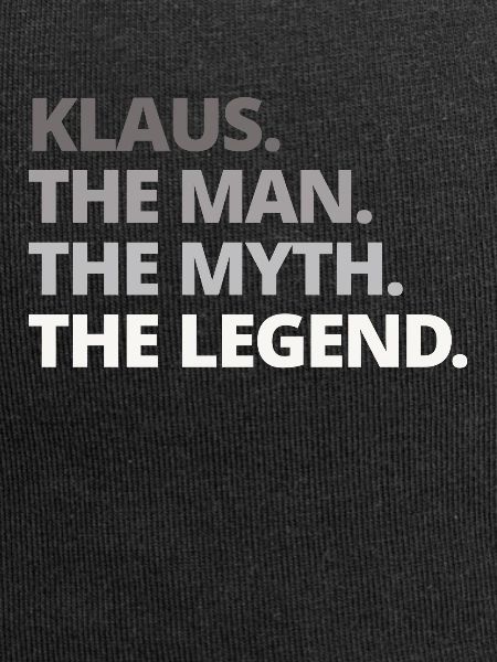 Klaus name saying gift