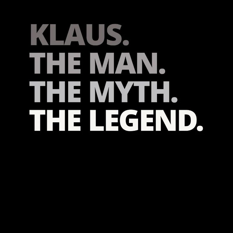 Klaus Name Spruch Geschenk