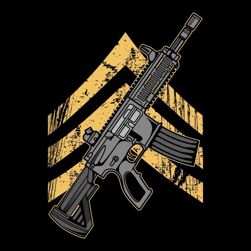Fusil d'assaut avec jeu de tireur de badges