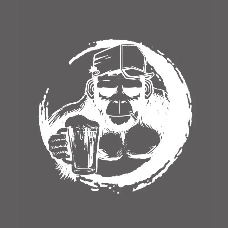 Monkey and beer
