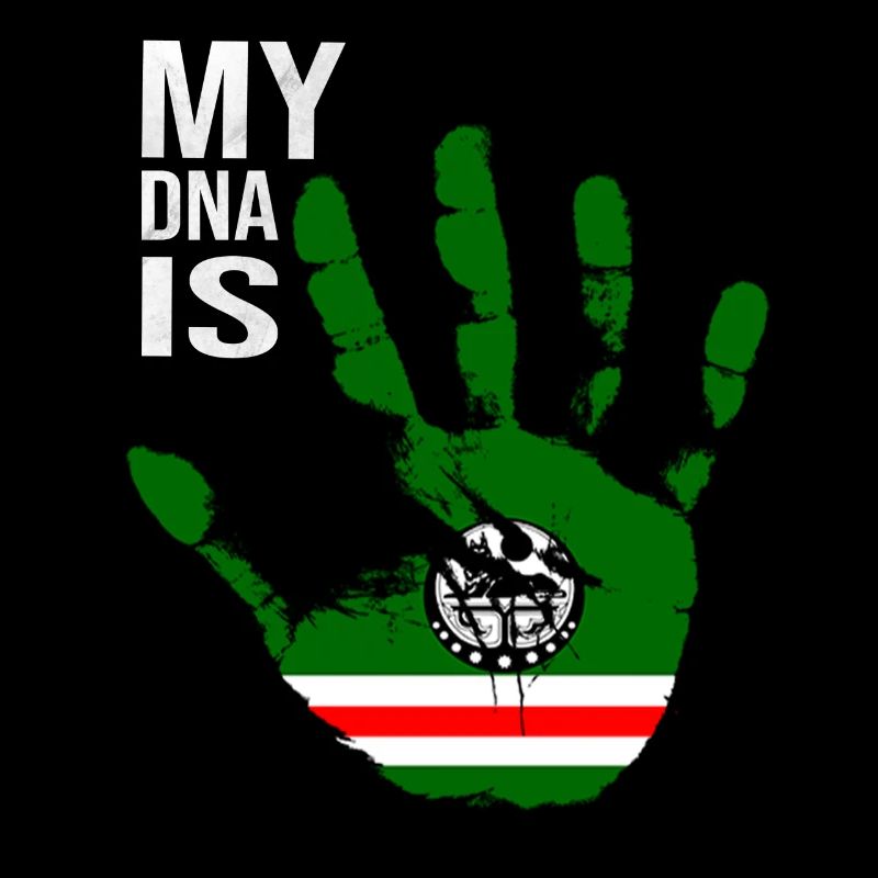 Chechen Flag, My DNA Is Chechnya, Chechnyan Flag