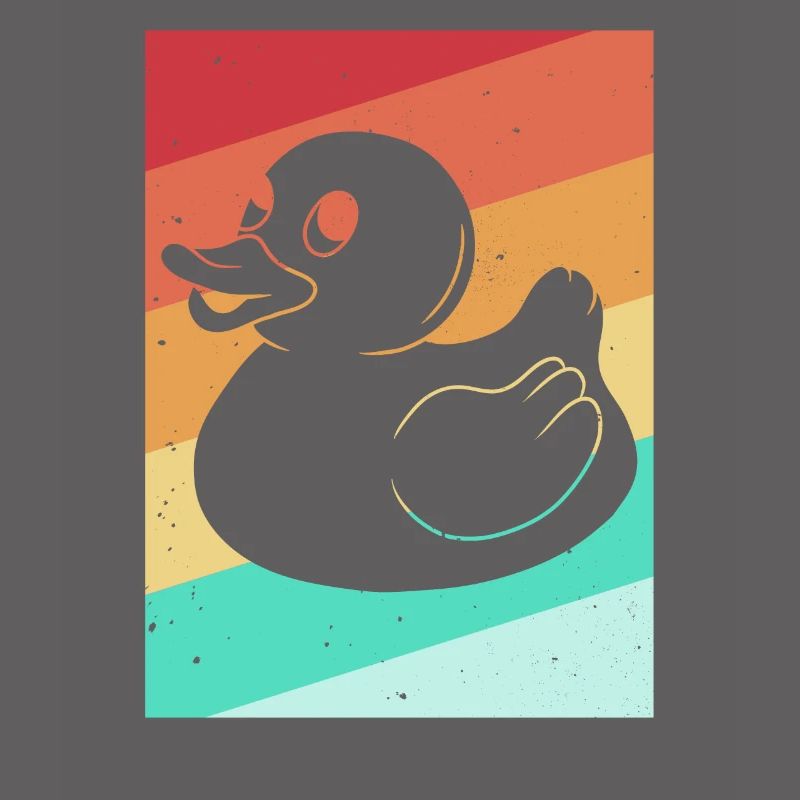 Rubber duck rubber duck bathing duck retro
