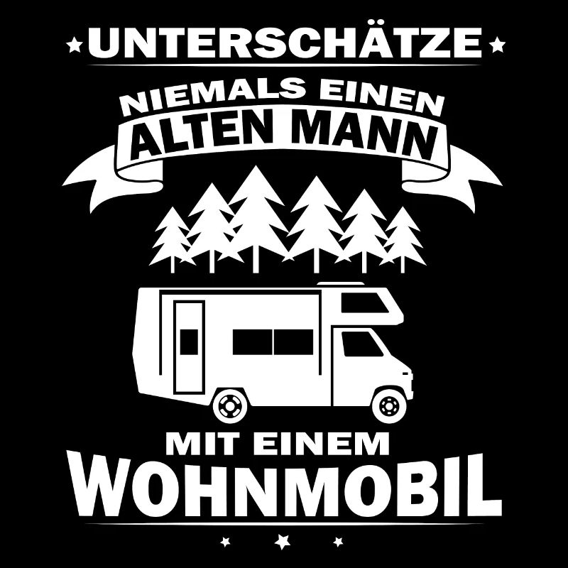 Lustige Wohnmobil Camping Camper Caravan