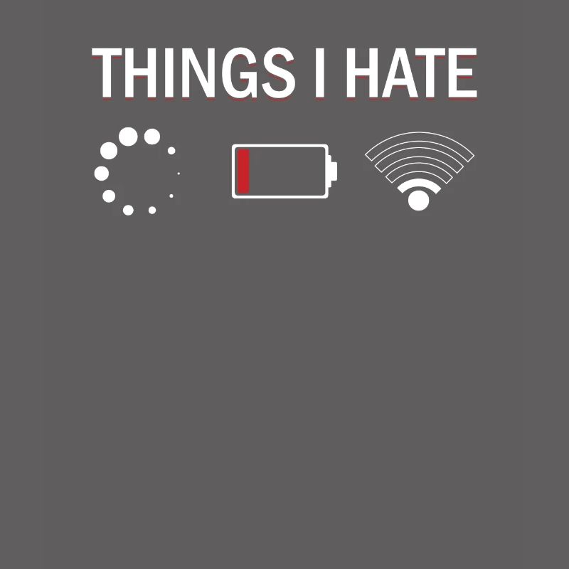 Things I Hate Programmer Nerd Funny Code Geschenk