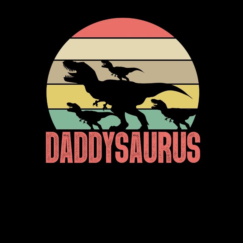 Dinosaurier Dino Vater Daddysaurus Geschenk