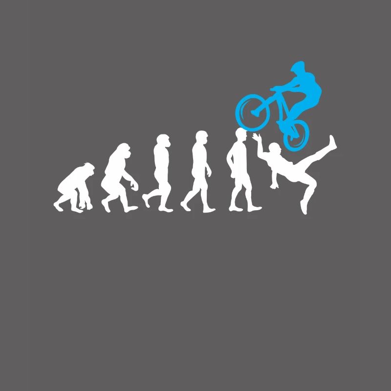 Mountain bike evolution MTB cyclists cyclists