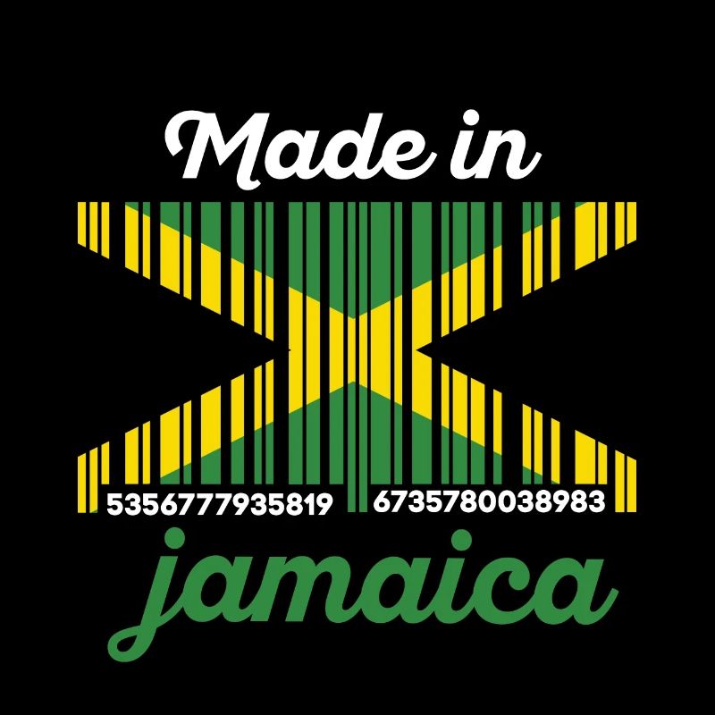 Jamaika Barcode Flagge