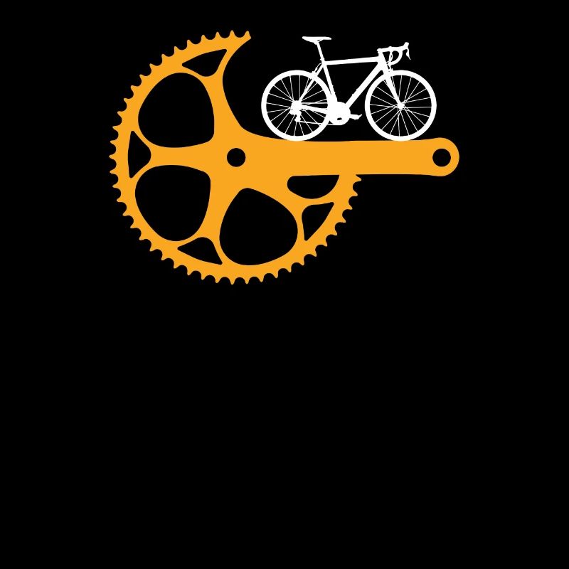 Composant de vélo logo d'engrenage de vélo de route
