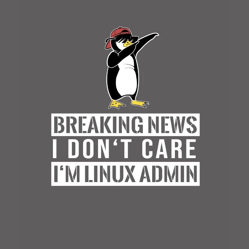 IT Nerd Linux Linux Pinguin Geek Software Engineer