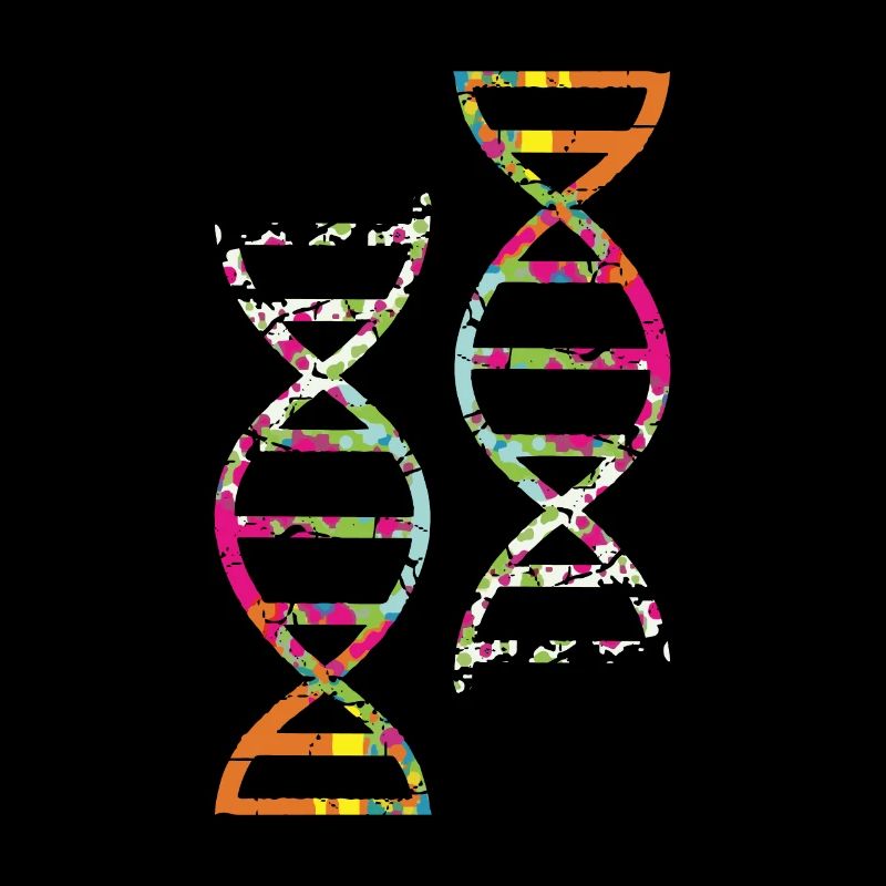 DNA molecule biologist or a geneticist gift