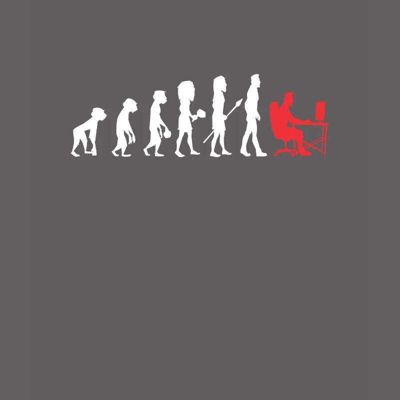 Gamer Evolution Gaming Nerd Zocker Computer