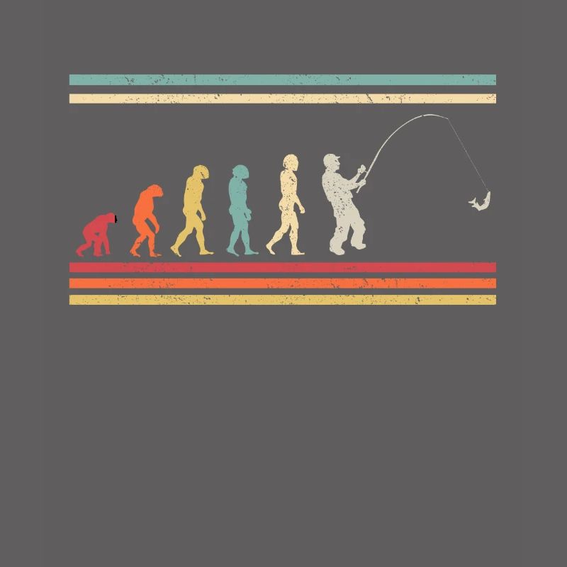 Pêcheur de pêche Evolution - rétro